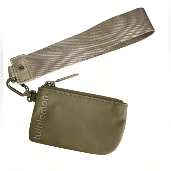 lululemon athletica Accessories - Lululemon Pouch Wristlet Keychain, in Cream